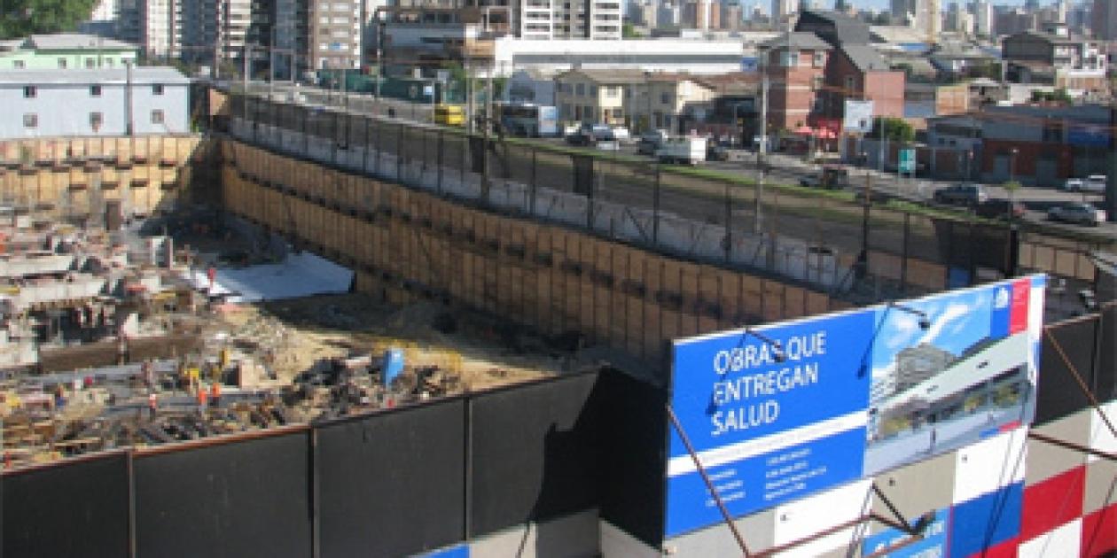 Avanzan las obras de construcción del Hospital Dr. Gustavo Fricke de Viña del Mar (Chile)