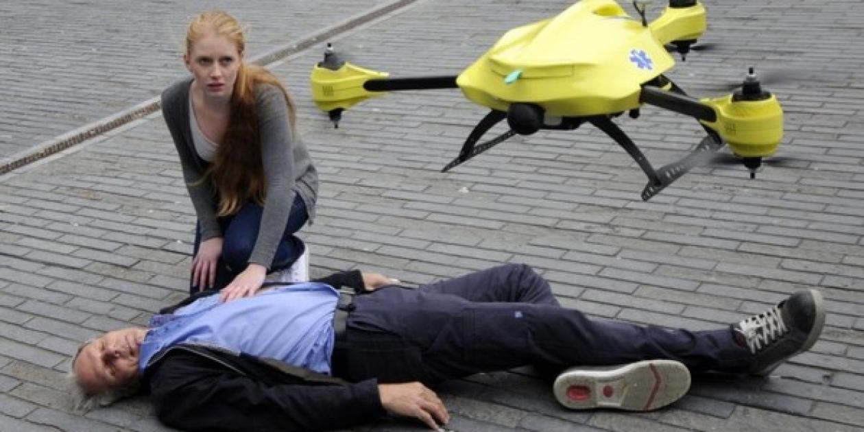 Fabrican un dron-ambulancia para ayudar en situaciones de emergencia