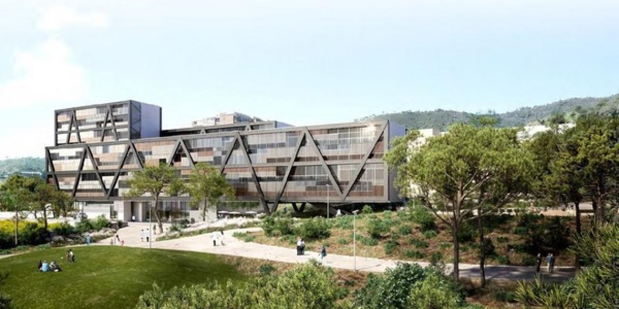 Propuesta Finalista de Reordenación del Campus Vall d'Hebrón. Carme Pinós