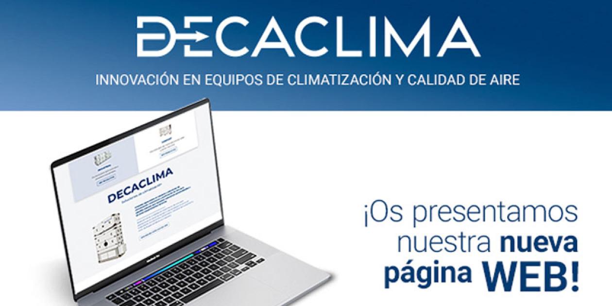 DECACLIMA estrena nueva página web corporativa 