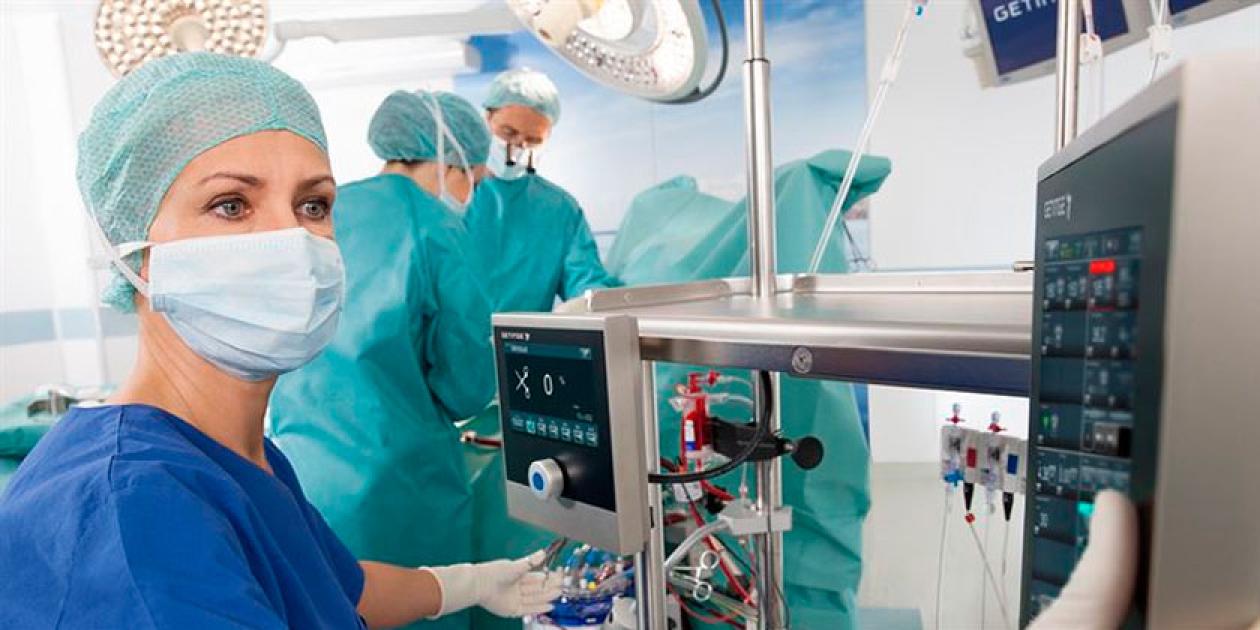 La máquina cardiopulmonar HL 40 de Getinge está disponible para más hospitales europeos