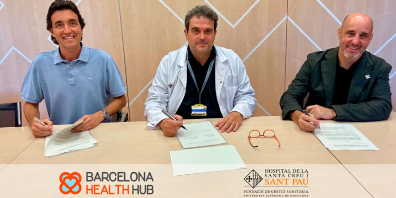 Barcelona Health Hub y el Hospital de Sant Pau crean un centro para acelerar la transferencia de tecnología en el ámbito de la salud