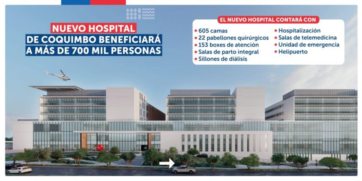 Nuevo hospital en Chile beneficiara a más de 700 mil personas 