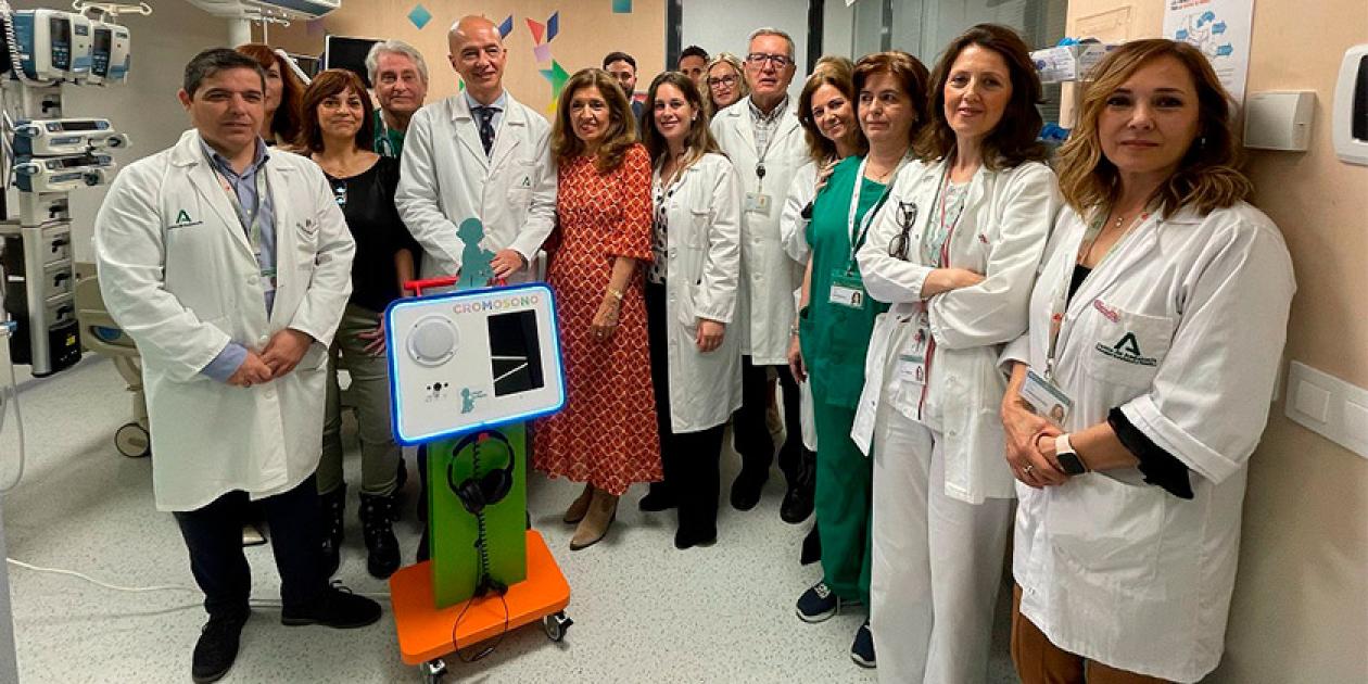 El Hospital Reina Sofía incorpora la música y el color al tratamiento de pacientes en UCI Pediátrica