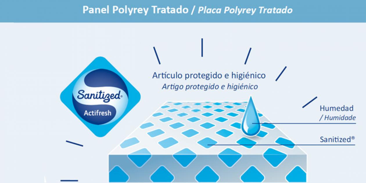 POLYREY - Laminado & Compacto Antibacteriano Sanitized®