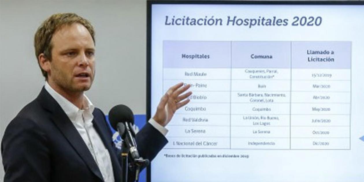 Chile anuncia la licitación de 11 nuevos hospitales durante el 2020