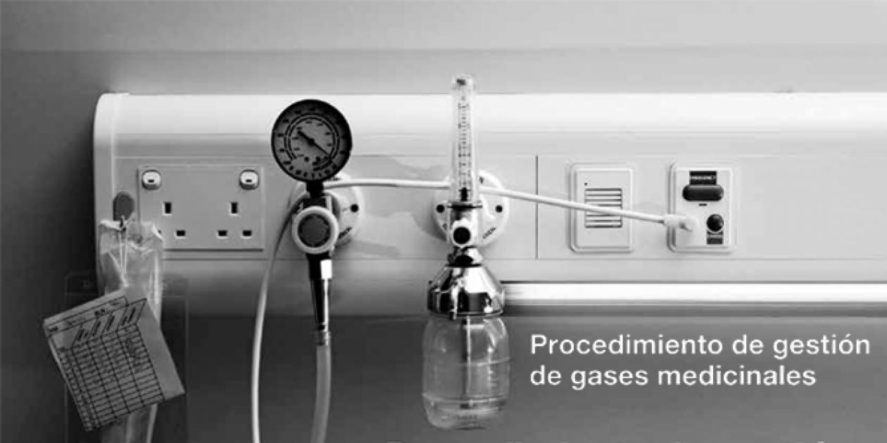 Procedimiento de gestión de gases medicinales