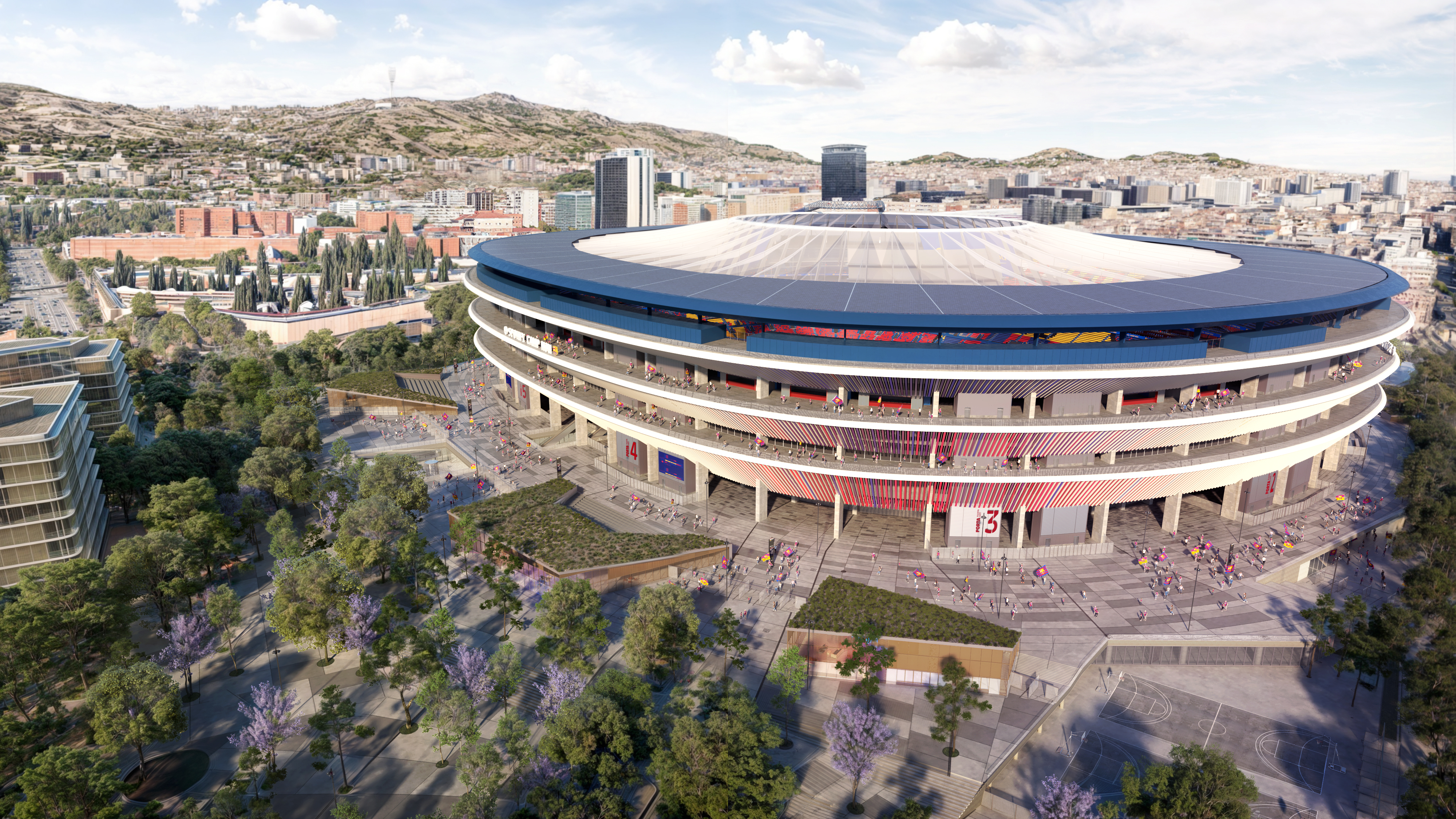 exterior camp nou