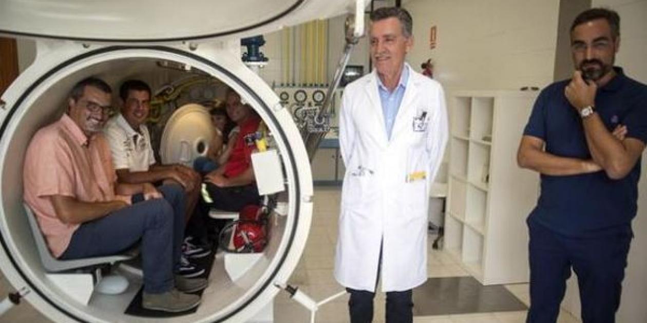 El Hospital Insular cuenta con una de las dos cámaras hiperbáricas de Canarias