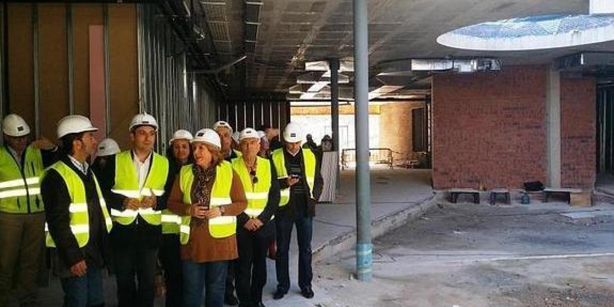 Las obras en el Hospital de Alta Resolución alcanzan un grado de ejecución superior al 35%