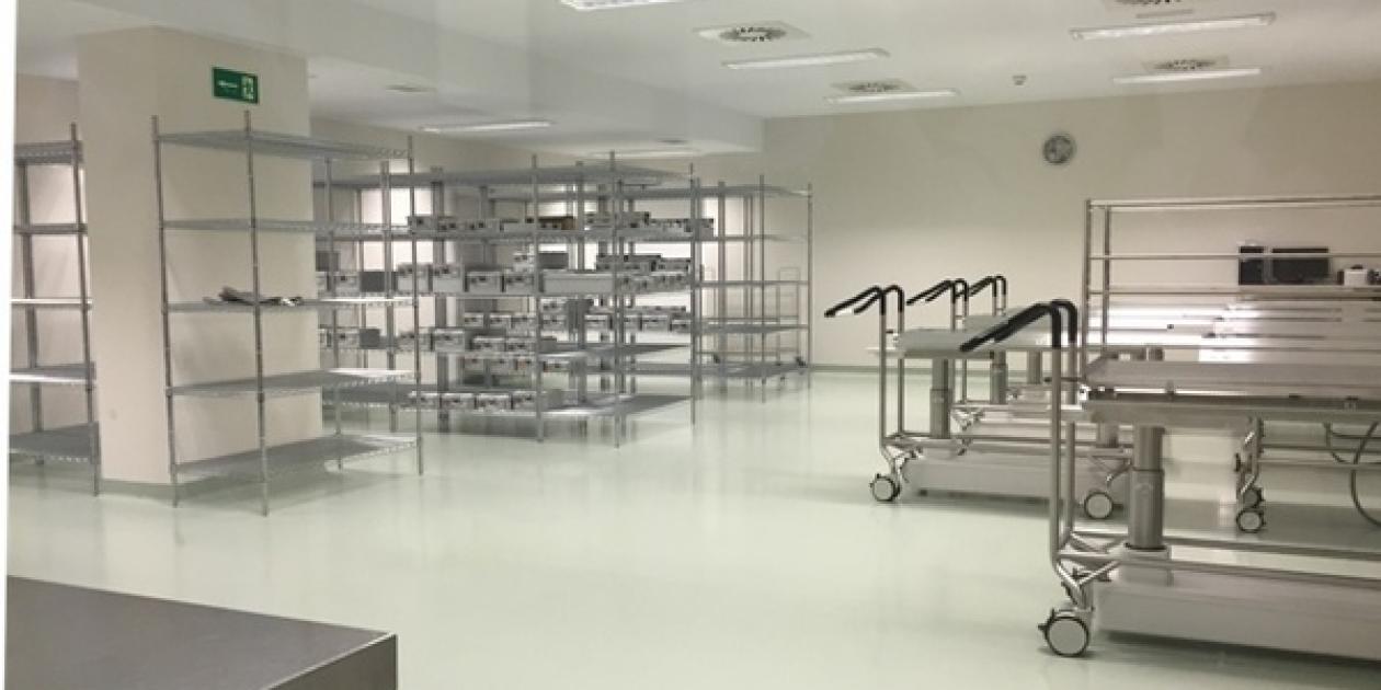 Nueva Central Esterilización,       Hospital Clínico de Valladolid