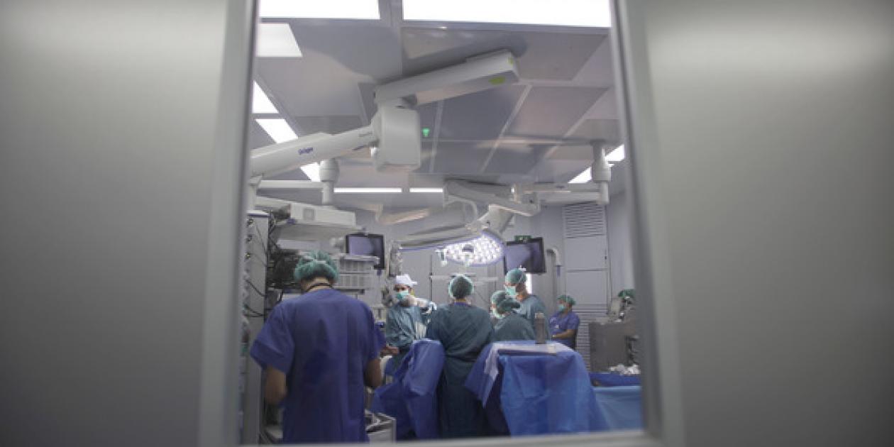 Puesta en marcha del nuevo bloque quirúrgico del Hospital Vall d`Hebron