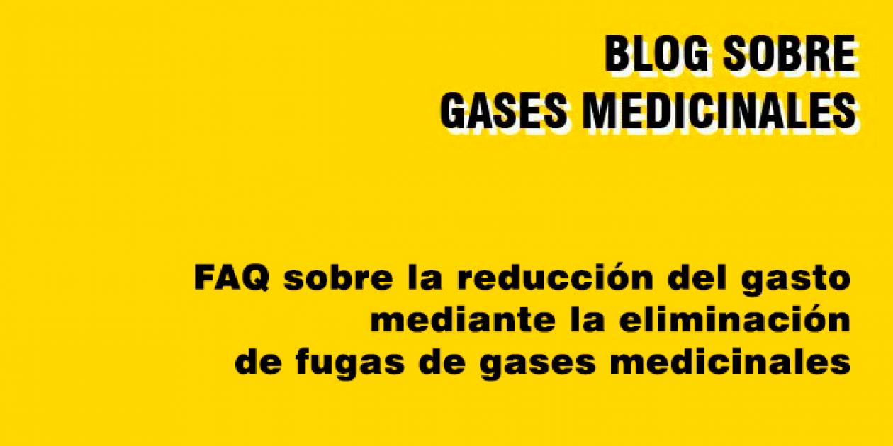 FAQ sobre la reducción del gasto mediante la eliminación de fugas de gases medicinales