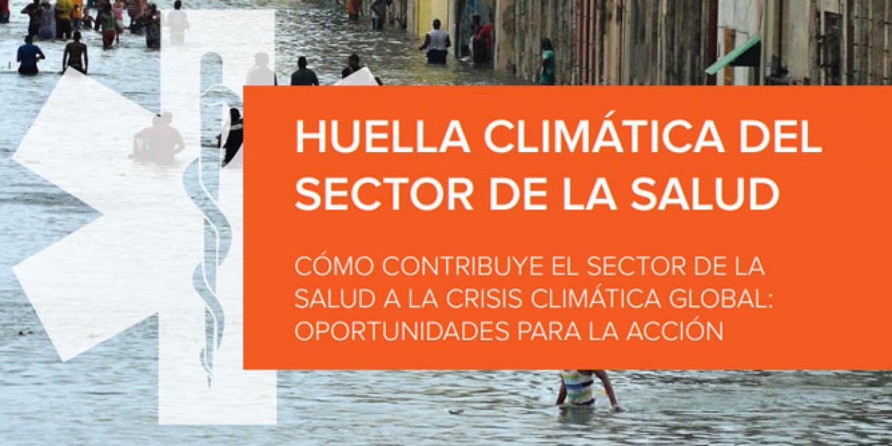 Huella climática del sector de la salud