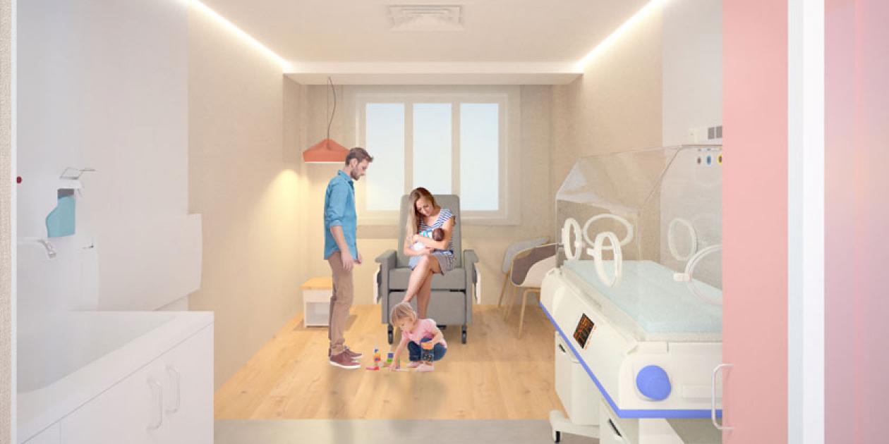 Proyecto "Contigo como en casa": Hospitalización familiar de neonatología, Hospital Universitari Vall d'Hebron Barcelona