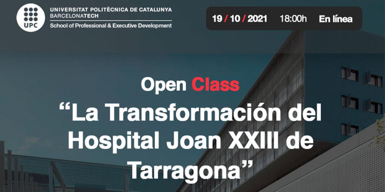 Nueva open class sobre arquitectura sanitaria, by UPC School
