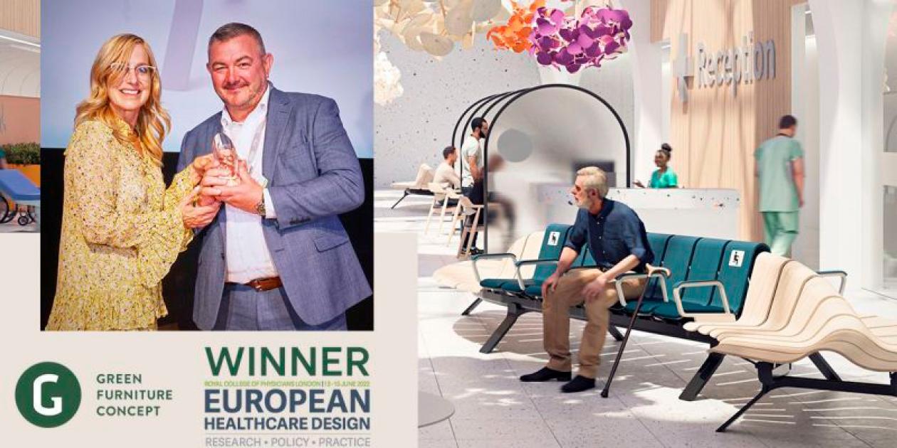 European Healthcare Design Awards 2022 otorga el premio a la solución Ascent Healthcare de Green Furniture Concept 