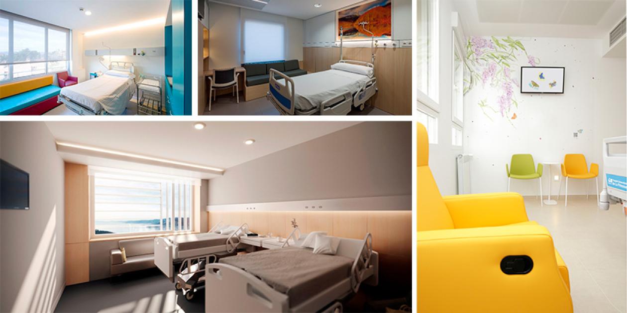 Las mejores habitaciones hospitalarias