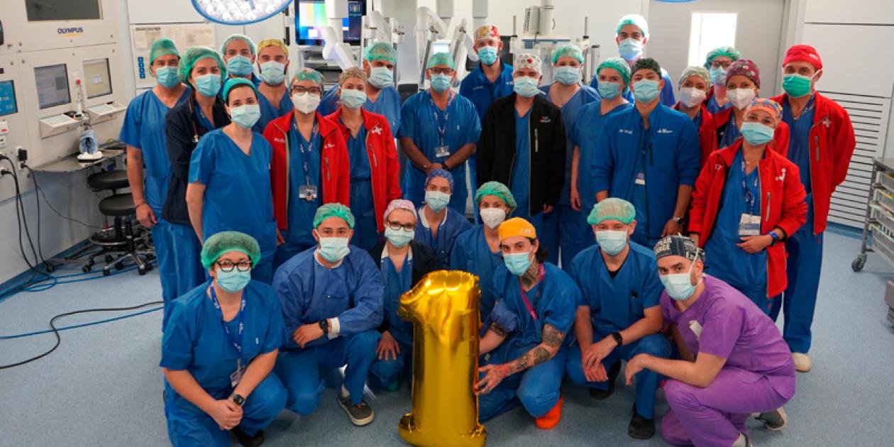 El primer trasplante pulmonar completamente robótico se ha llevado a cabo en Vall d'Hebrón