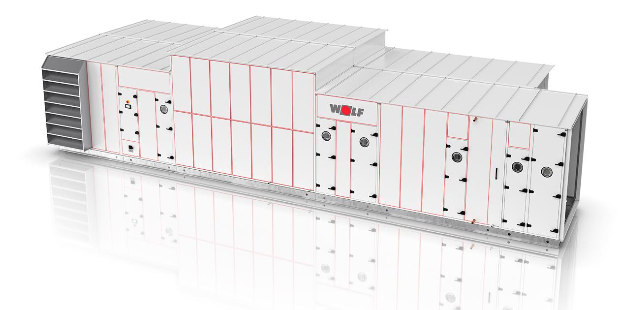 Climatización modular WOLF para hospitales