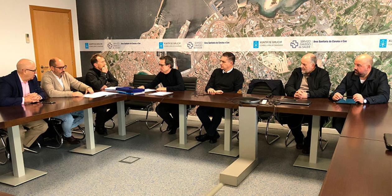 La Xunta firma el acta de replanteo para el inicio efectivo de las obras de la Torre Polivalente del Novo Hospital Público de A Coruña