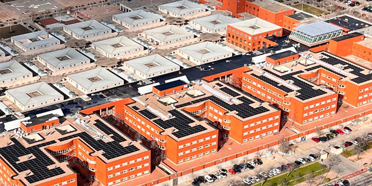 Tras instalar casi 900 placas fotovoltaicas el Hospital Fundación Alcorcón produce casi el 8% de la energía eléctrica que consume