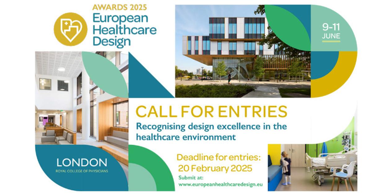 Se abre la convocatoria para las candidaturas de los European Healthcare Design Awards 2025