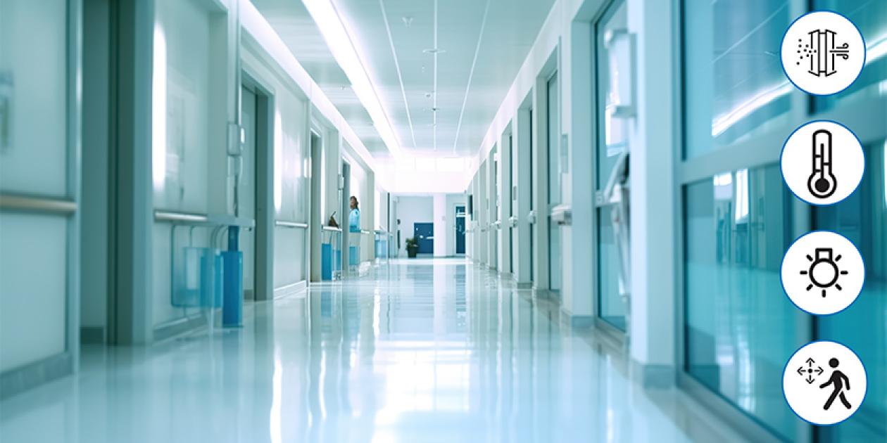Integración inteligente de los sistemas ambientales hospitalarios. Control unificado de calidad del aire, climatización y luz