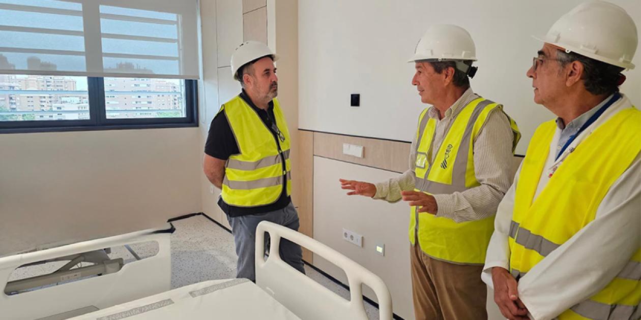 El Clínico de València suma 181 nuevas habitaciones y 29 boxes de críticos en su ampliación