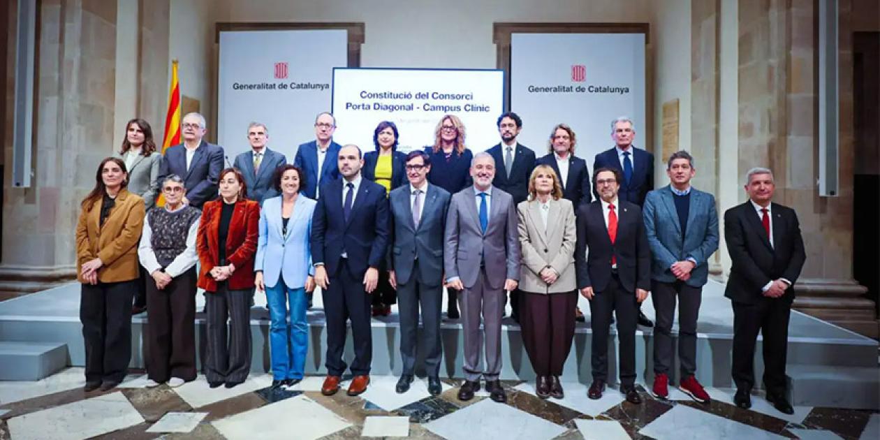 El proyecto del Campus de Salut Clínic–UB inicia su gobernanza con la creación del consorcio