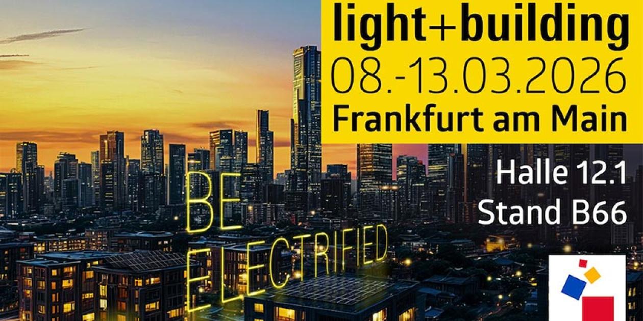 B.E.G. participará en Light + Building 2026