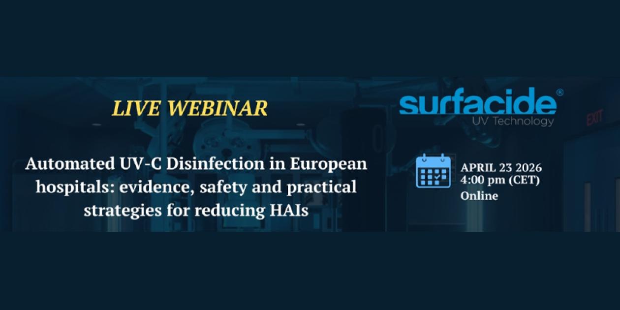 Webinar. Desinfección automatizada con UV-C en hospitales europeos