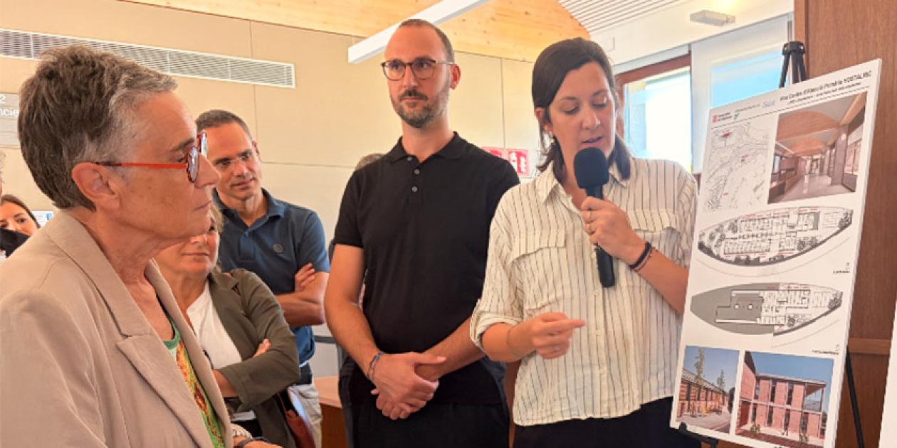 El nuevo CAP de Hostalric incorpora soluciones bioclimáticas para reducir su impacto ambiental