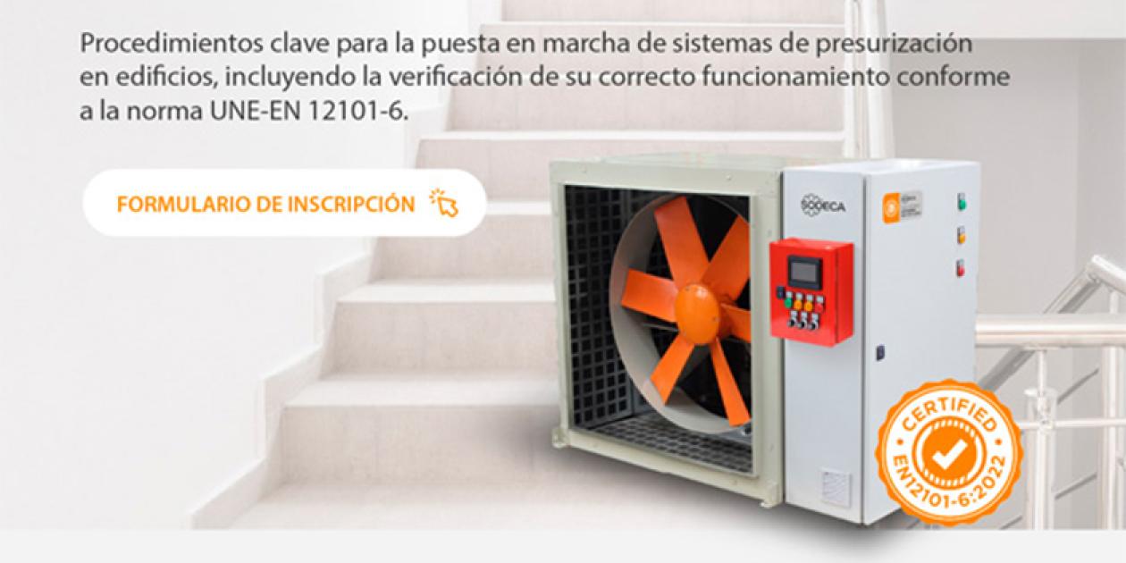 Microlearning SODECA. Puesta en marcha, ensayos de aceptación y mantenimiento sistemas de presurización según UNE-EN 12101-6