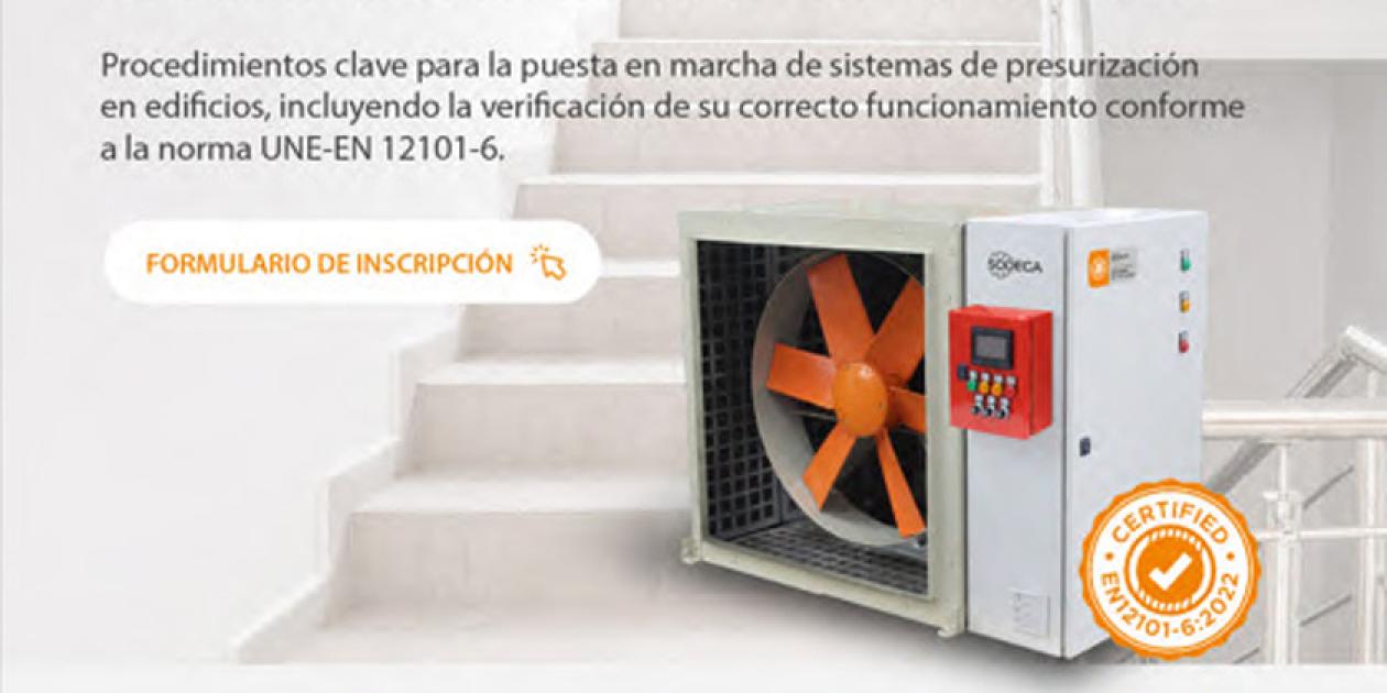 SODECA ofrece un microlearning sobre sistemas de presurización según UNE-EN 12101-6