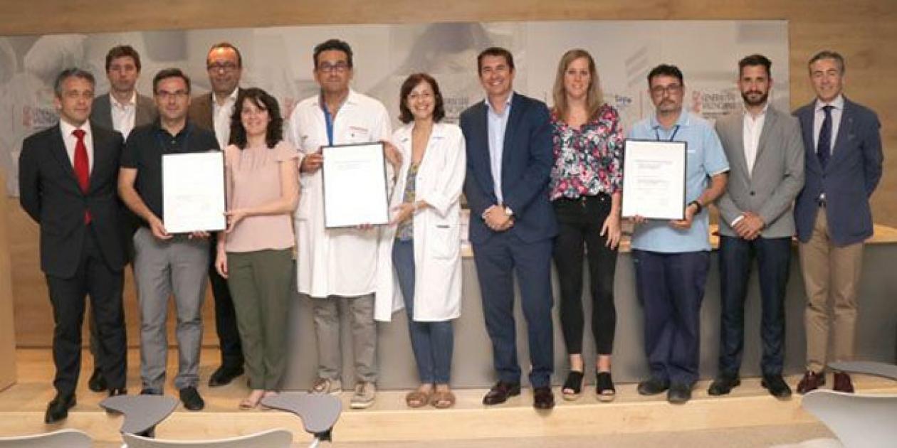 La Fe, primer hospital reconocido por su gestión de los gases medicinales