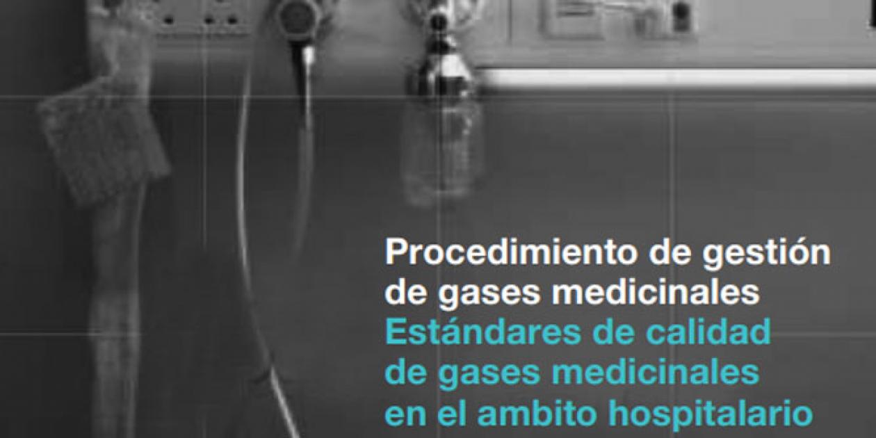 Procedimiento de gestión de gases medicinales