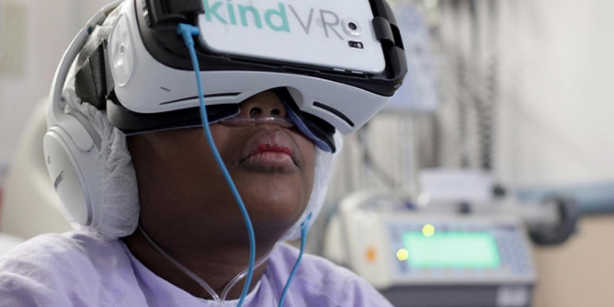 La realidad virtual ayuda a los niños a escapar del dolor